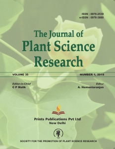 JOURNAL OF PLANT SCIENCE RESEARCH